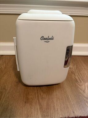 White Mini Skincare Fridge for Women